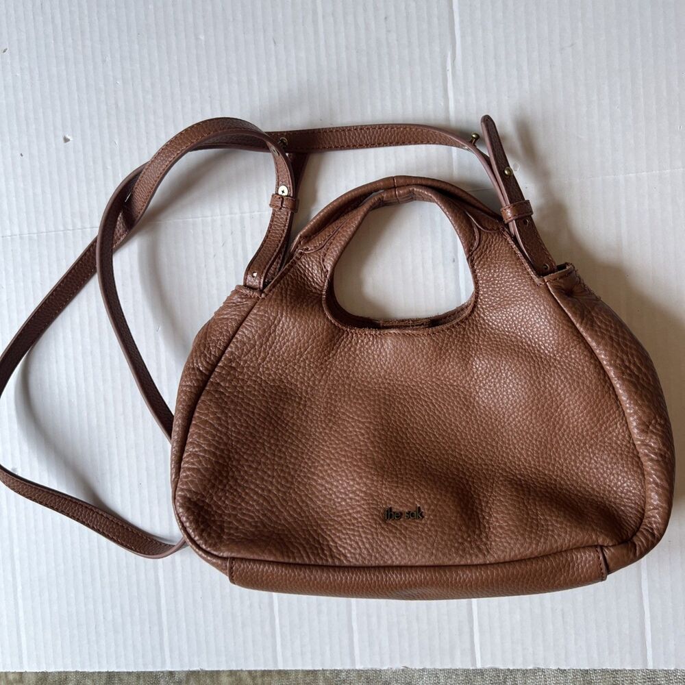 The SAK Rylan Mini Satchel Bag Brown Soft